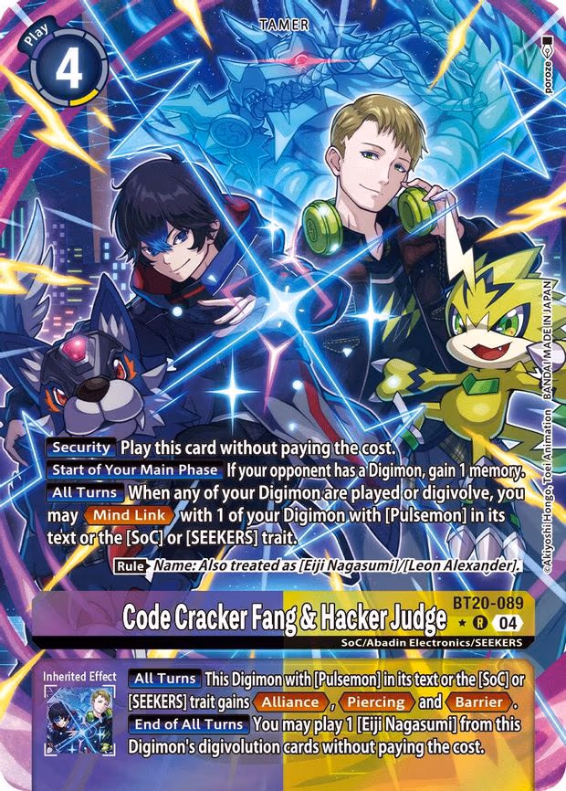Code Cracker Fang & Hacker Judge (Alternate Art)